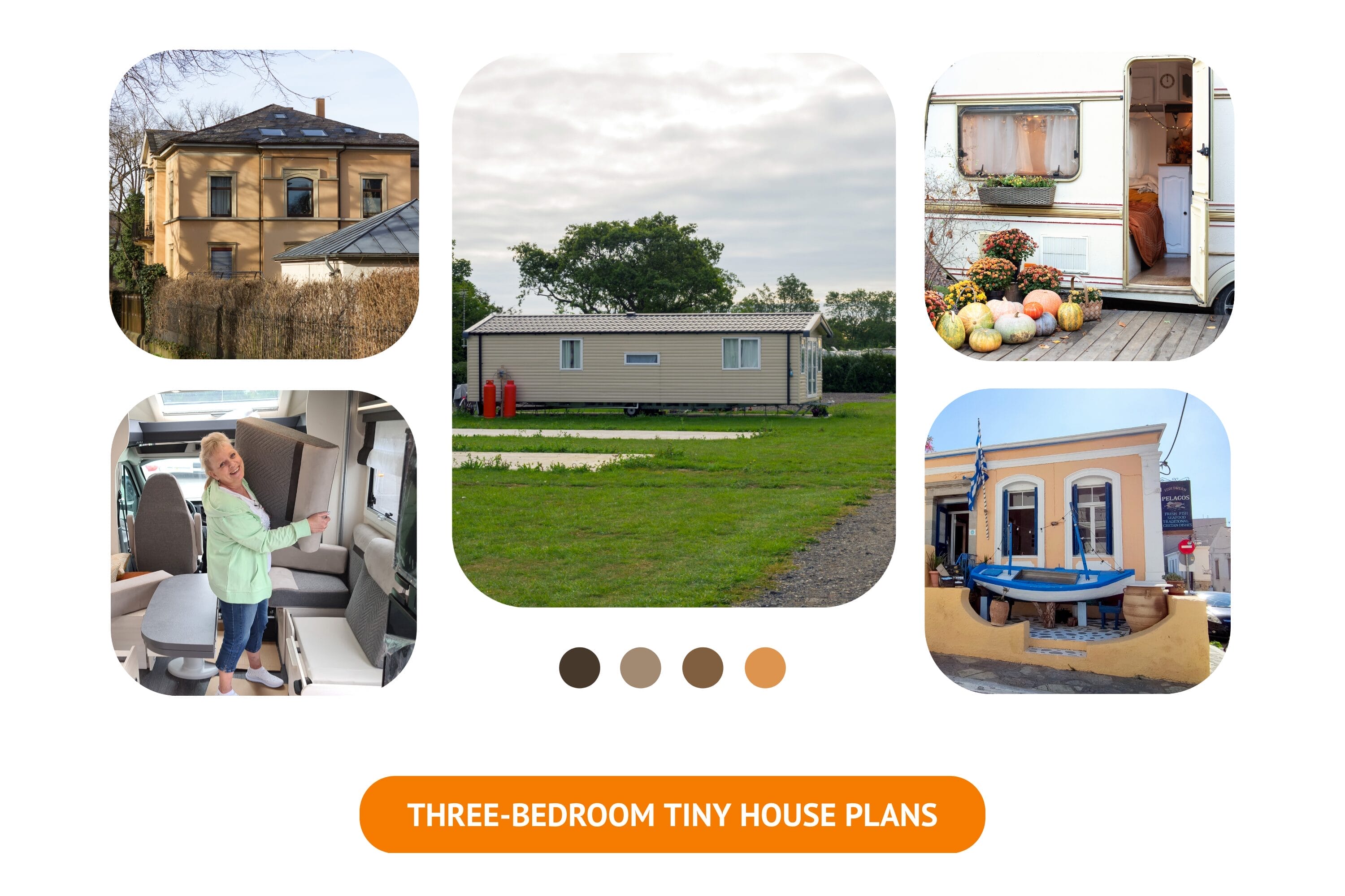 Plans for a Cozy Three-Bedroom Tiny Home