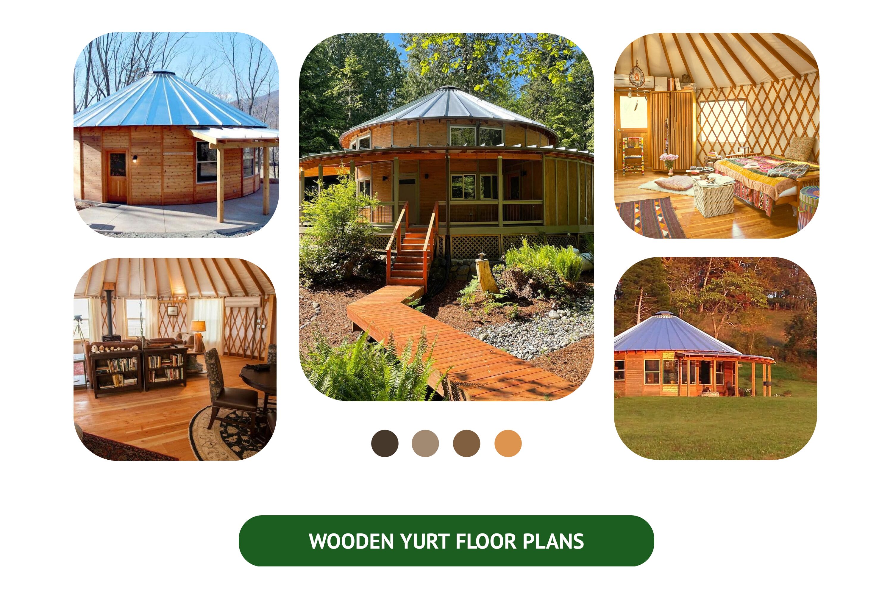 Designs for Wooden Yurt Flooring