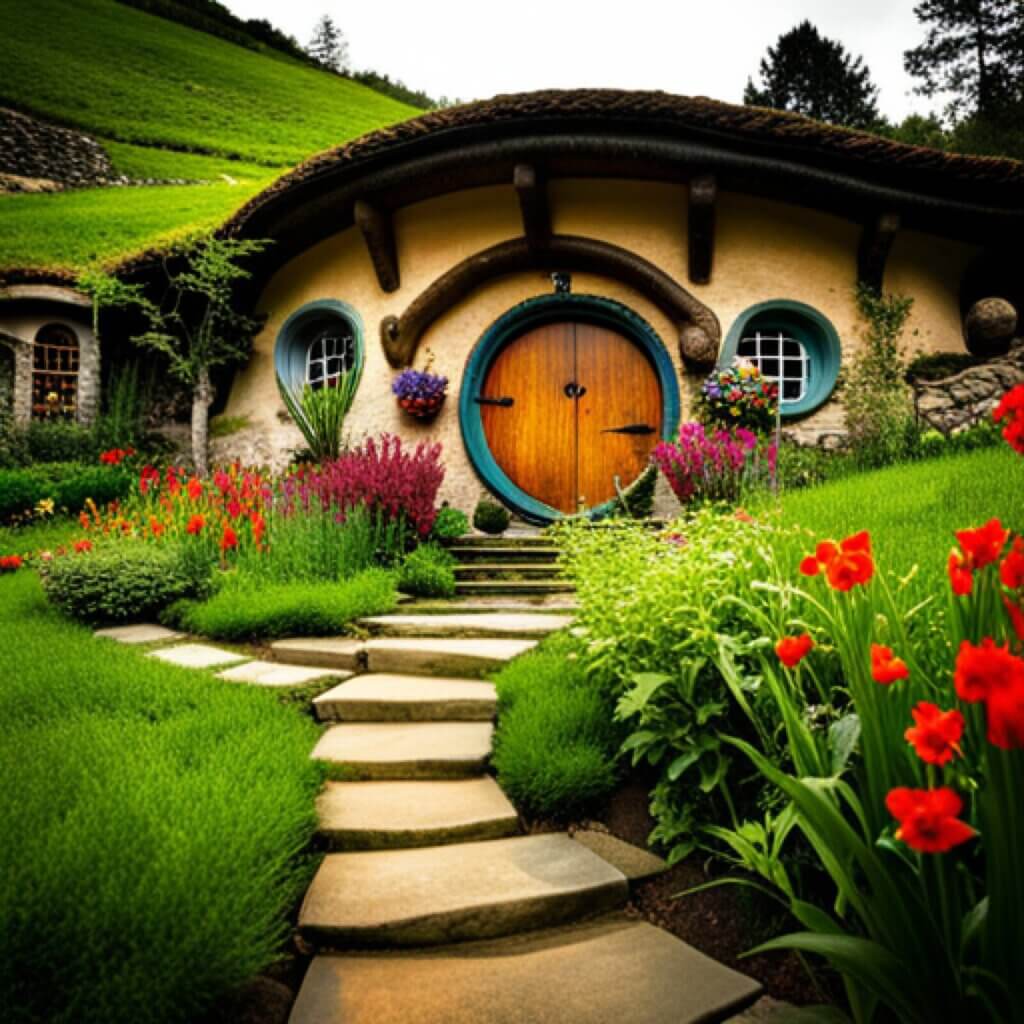 Hobbit house on Airbnb.