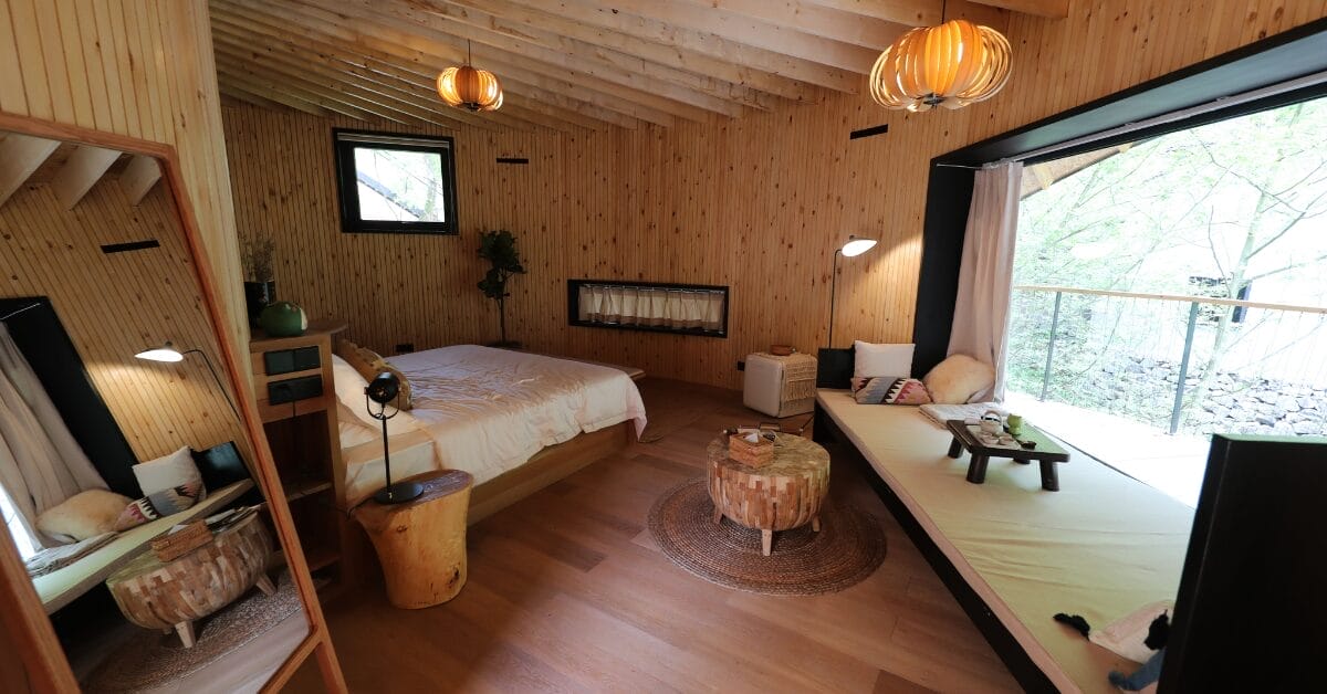 Explore the captivating interior of an Earth-Sheltered House.