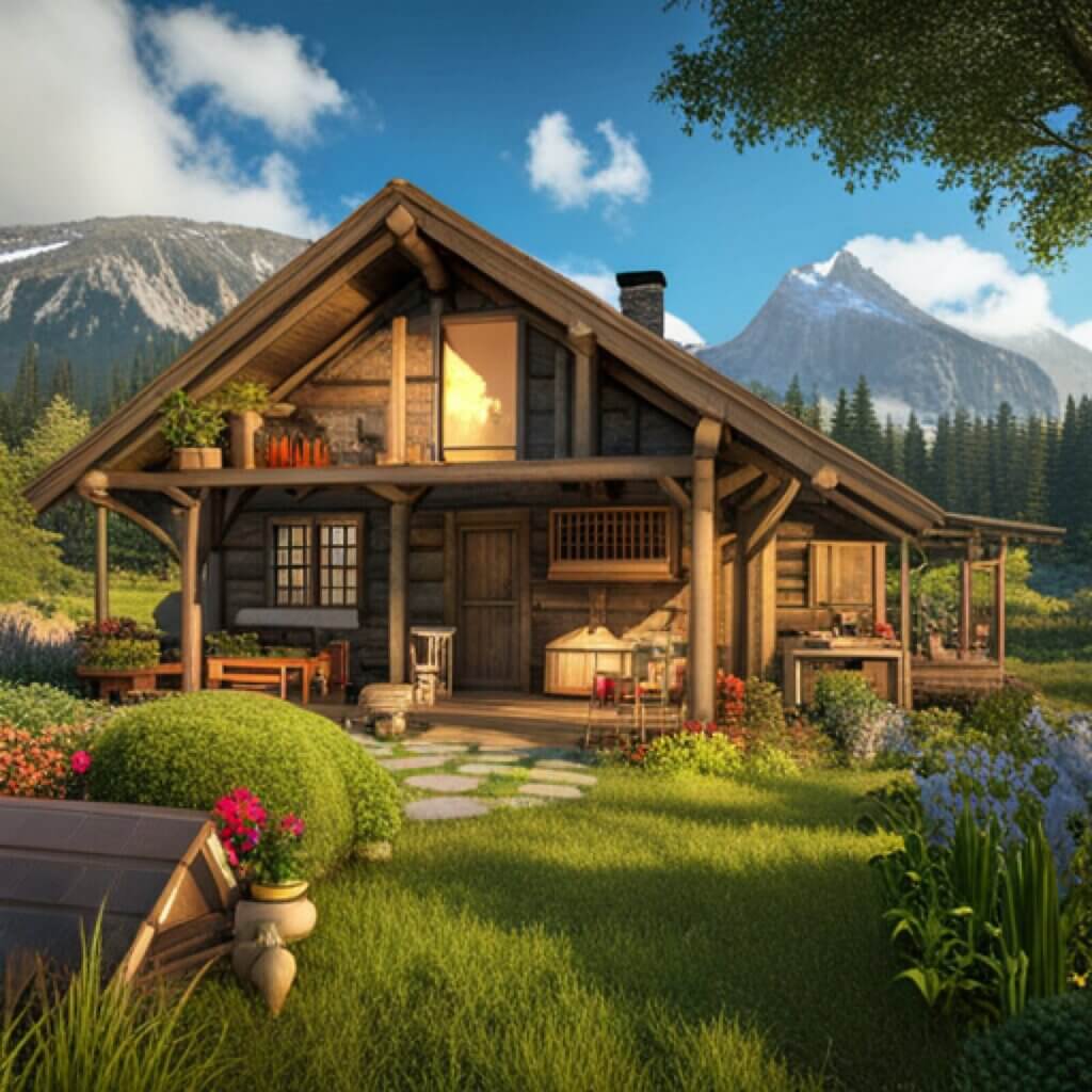 Experience the incredible and liberating lifestyle of living off the grid in the serene hills.