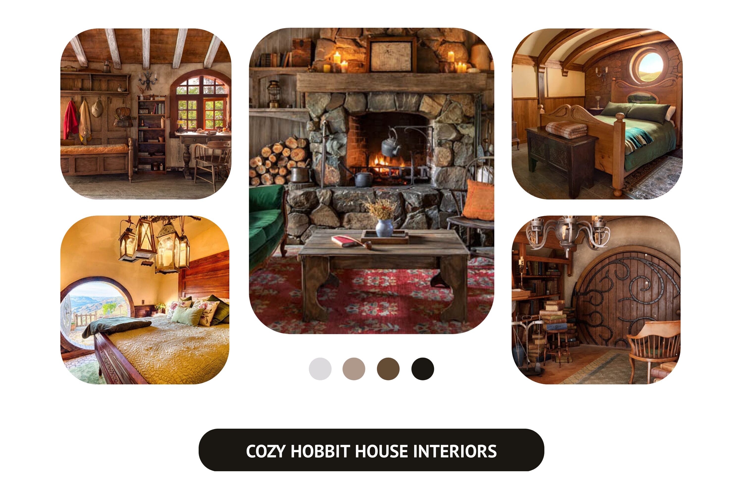 creative interior design for hobbit homes