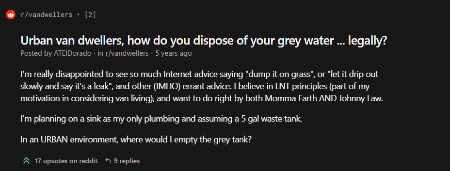 disposing water tanks