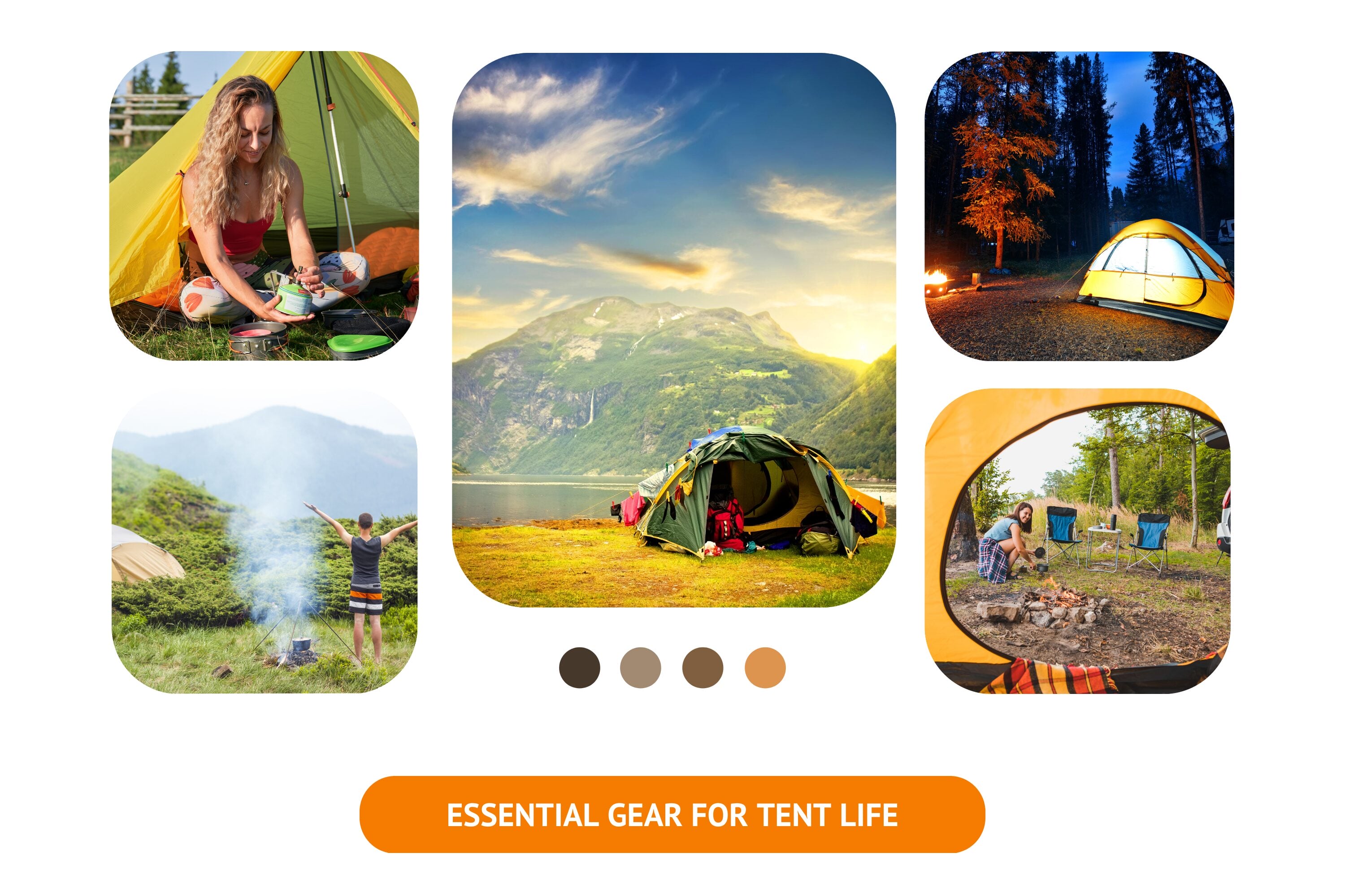 essential gear for tent life
