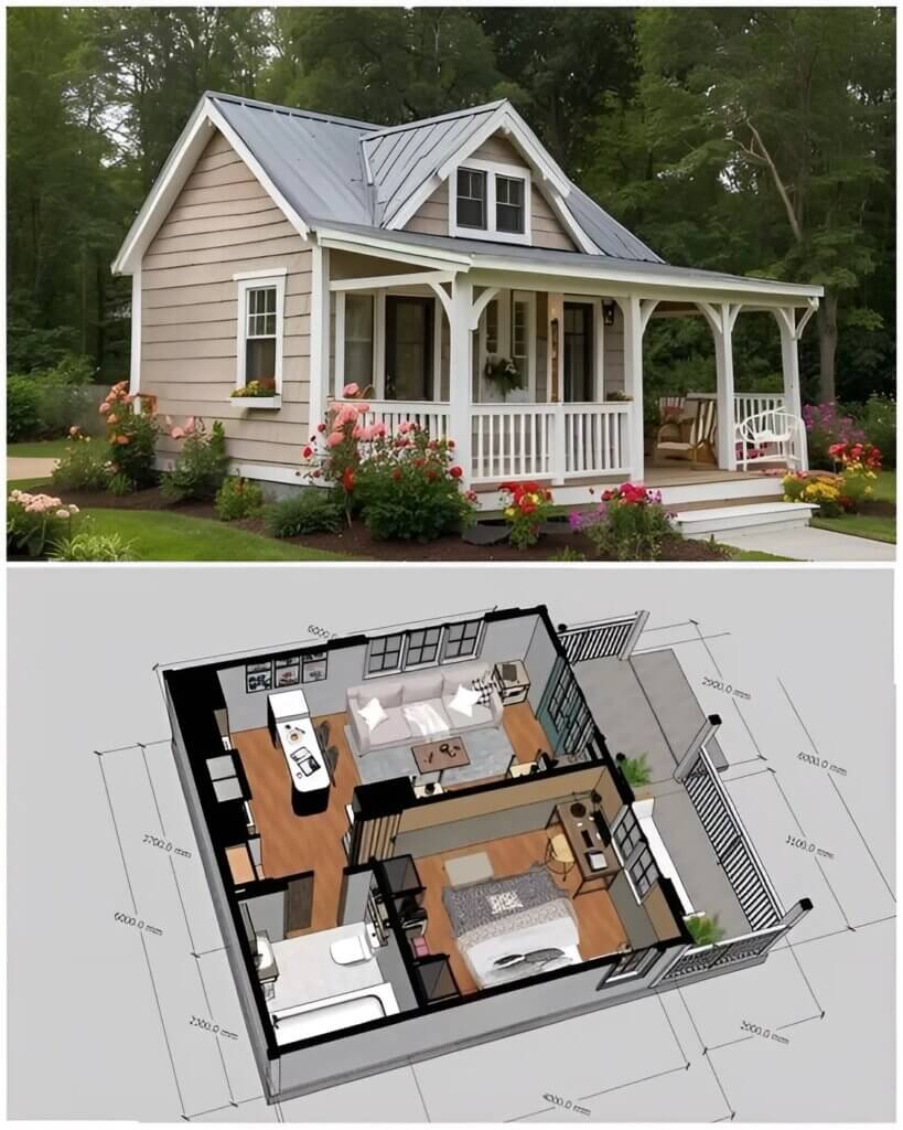 I need floor plans for a small 10x12 house.