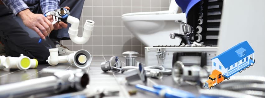 home plumber working