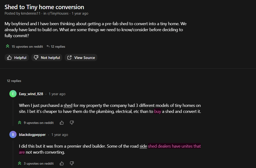 Transforming a Shed into a Cozy Home