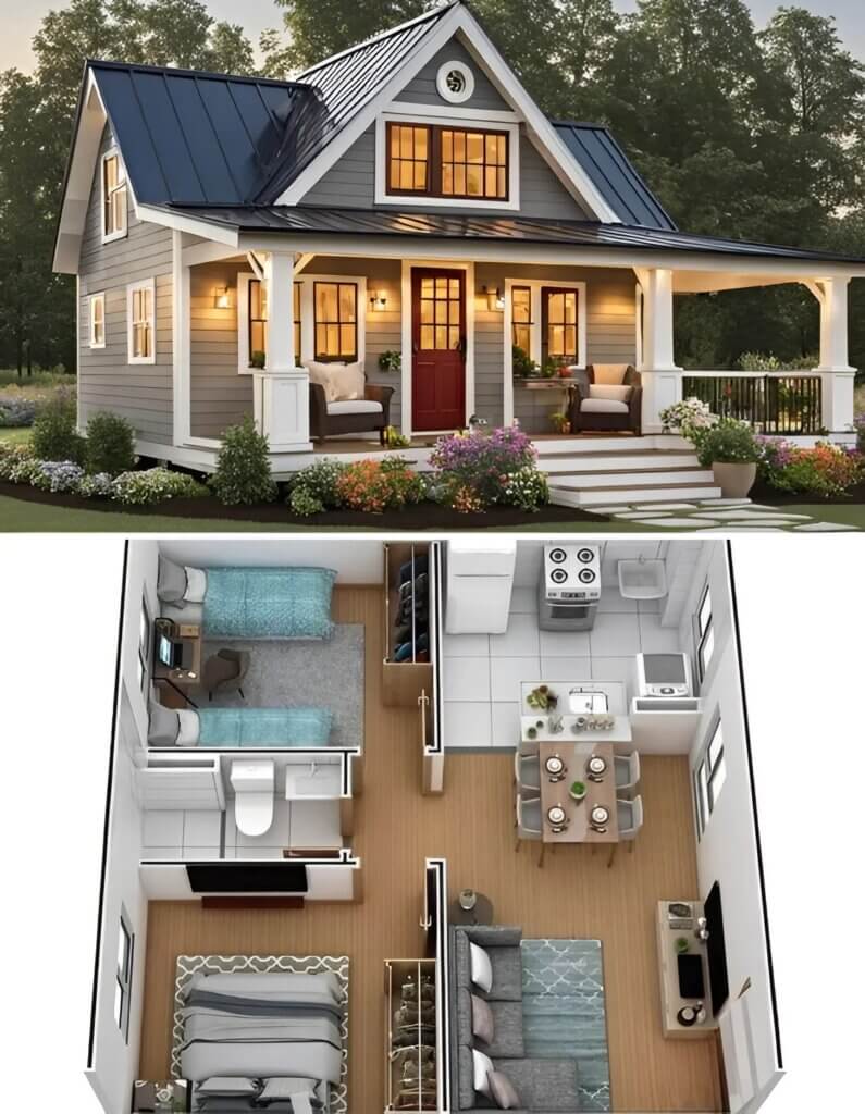tiny house floor plan