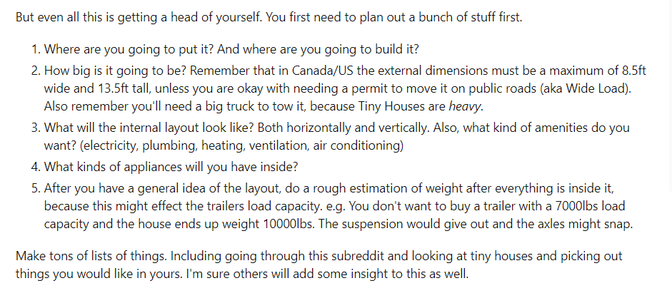 Make tons of lists of things.