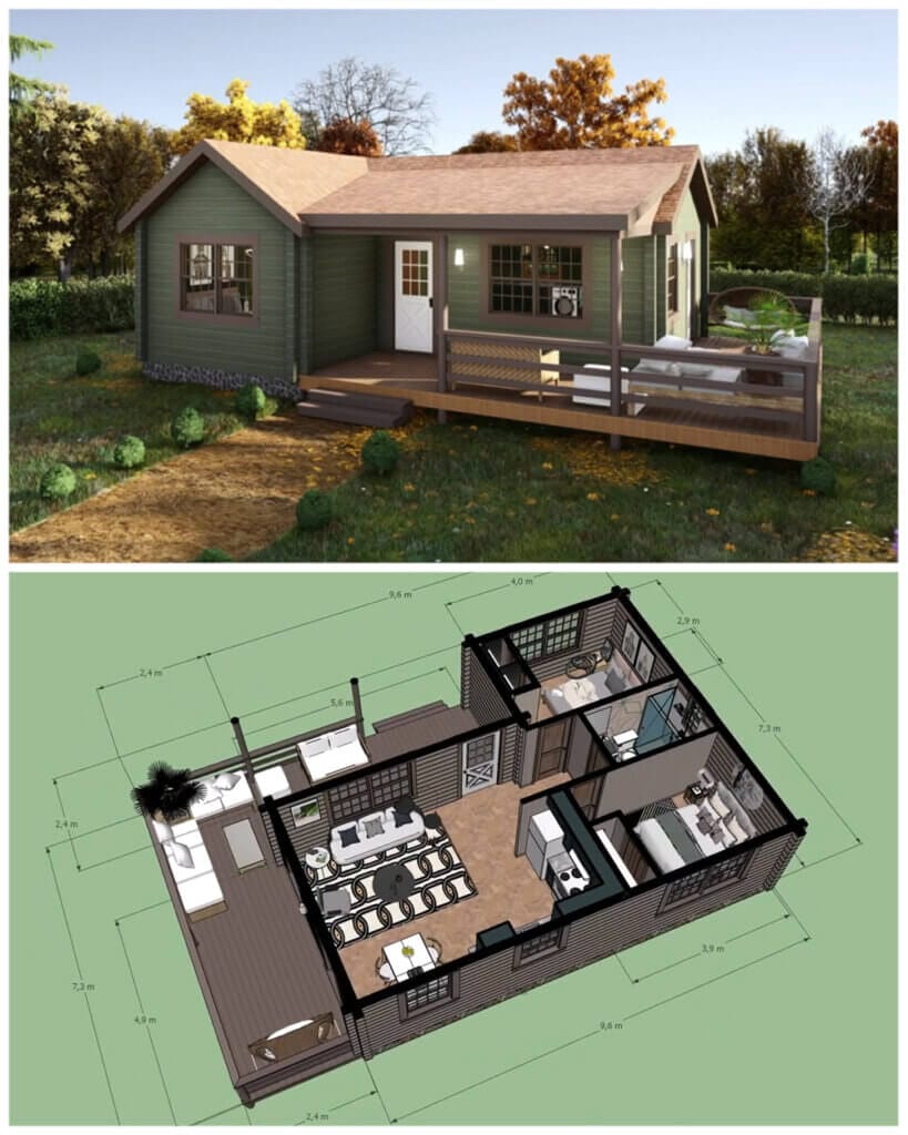 twelve by eighteen tiny house floor plans