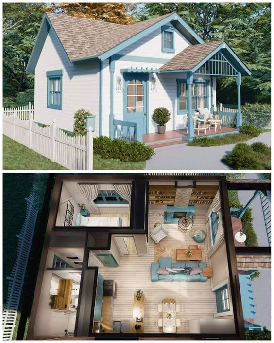 twelve by twenty tiny house floor plans