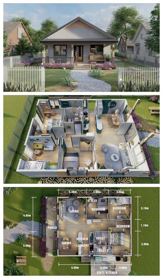 two hundred sqft tiny house floor plan