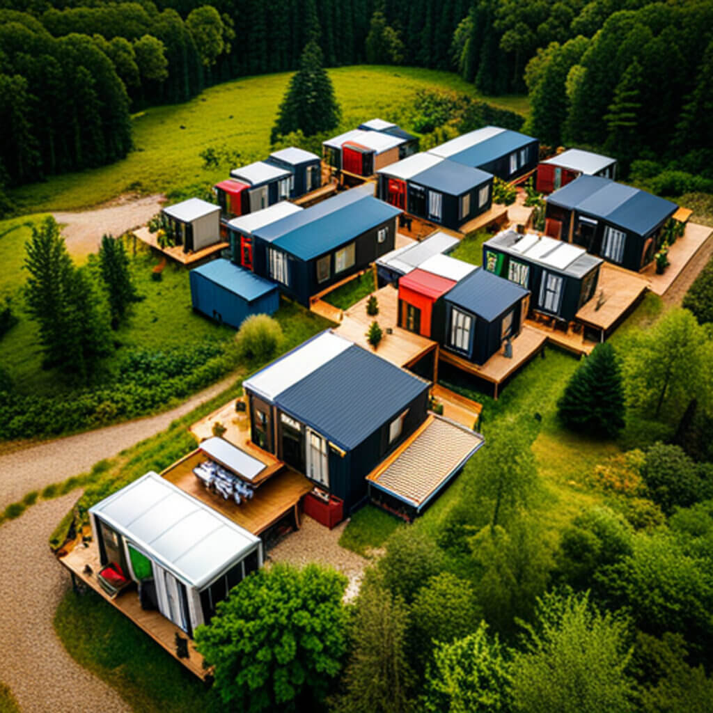 2 story container home