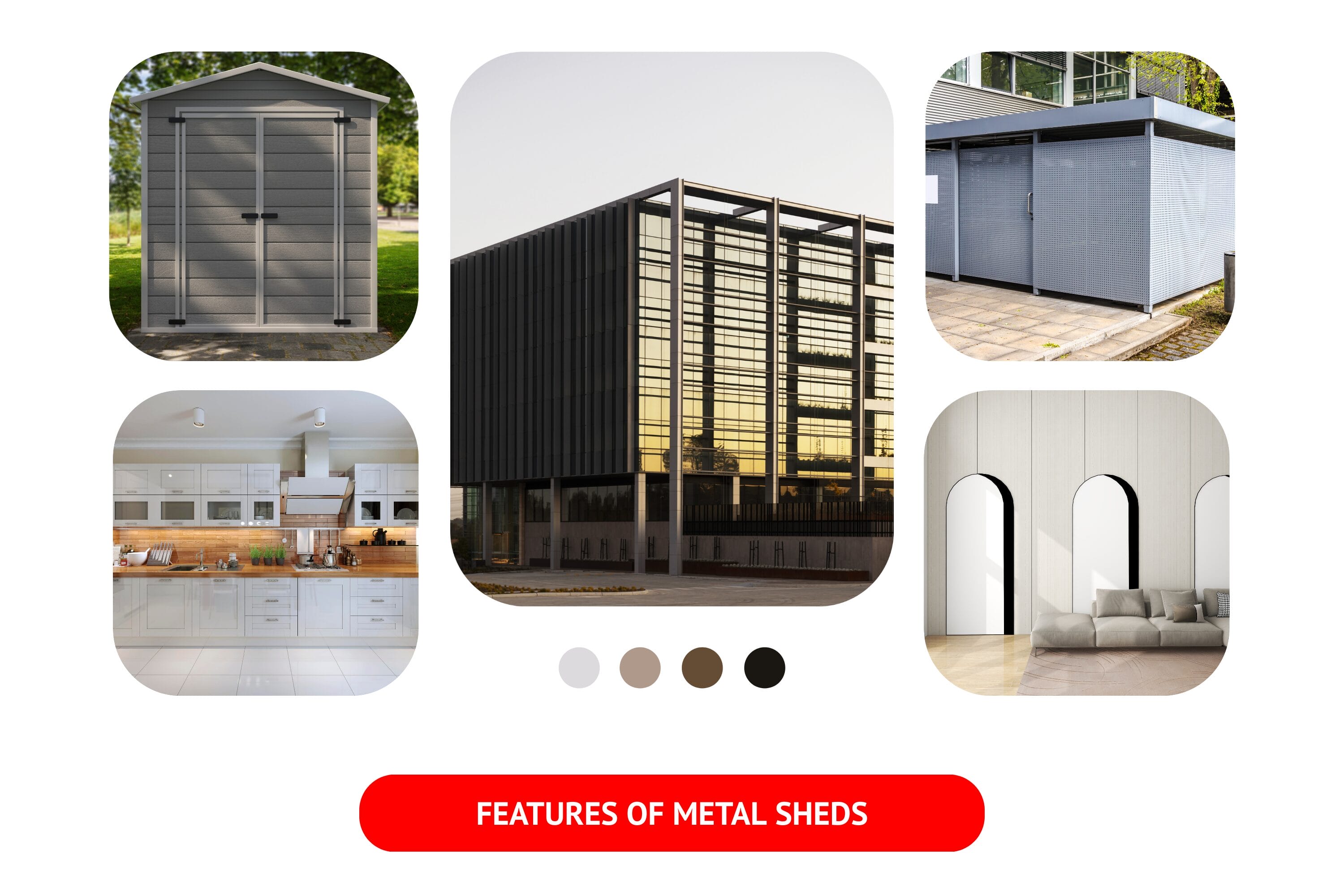 Metal sheds come with a range of incredible features that make them a top choice for outdoor storage.