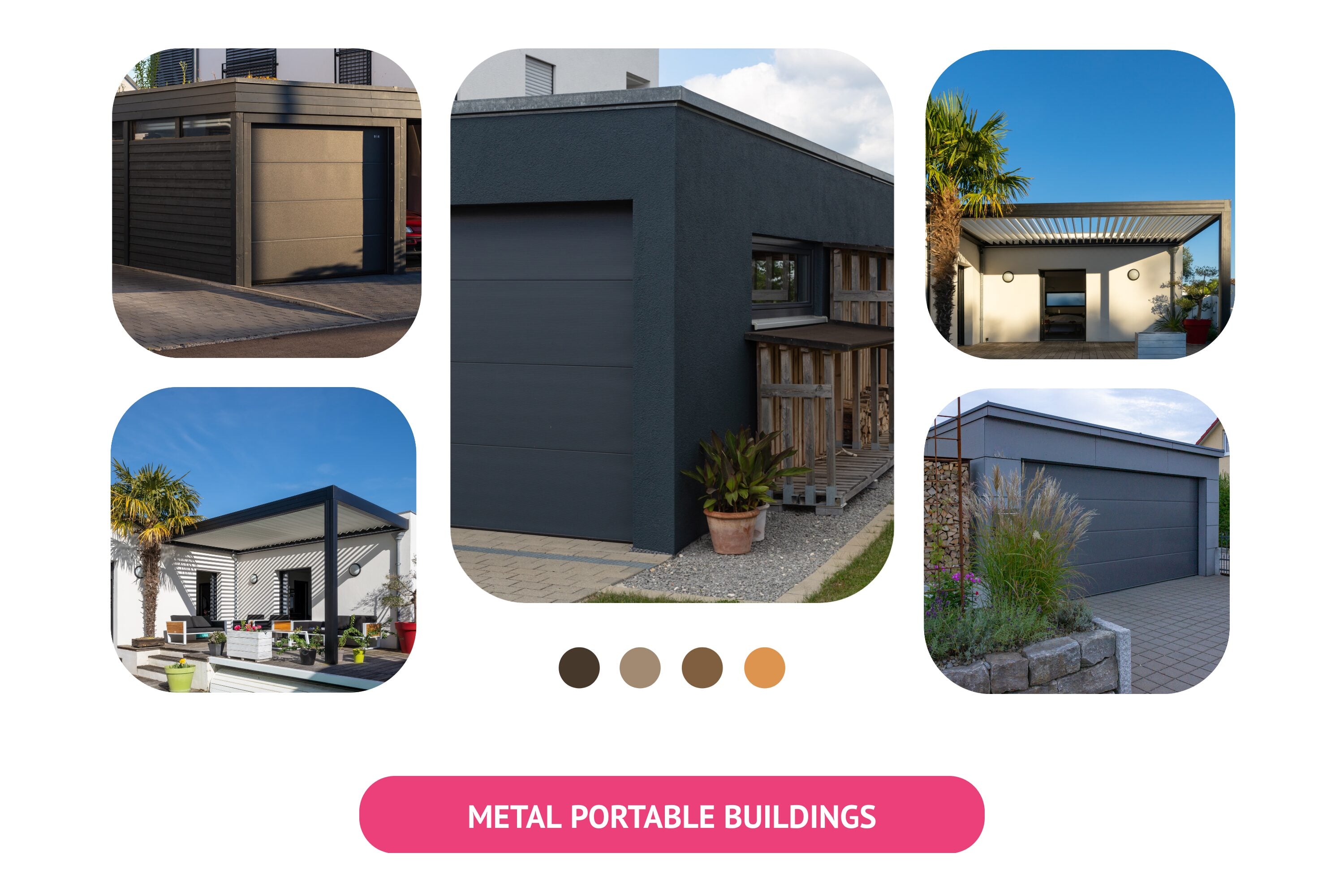 Metal portable buildings are an excellent solution for versatile, durable, and convenient space needs.