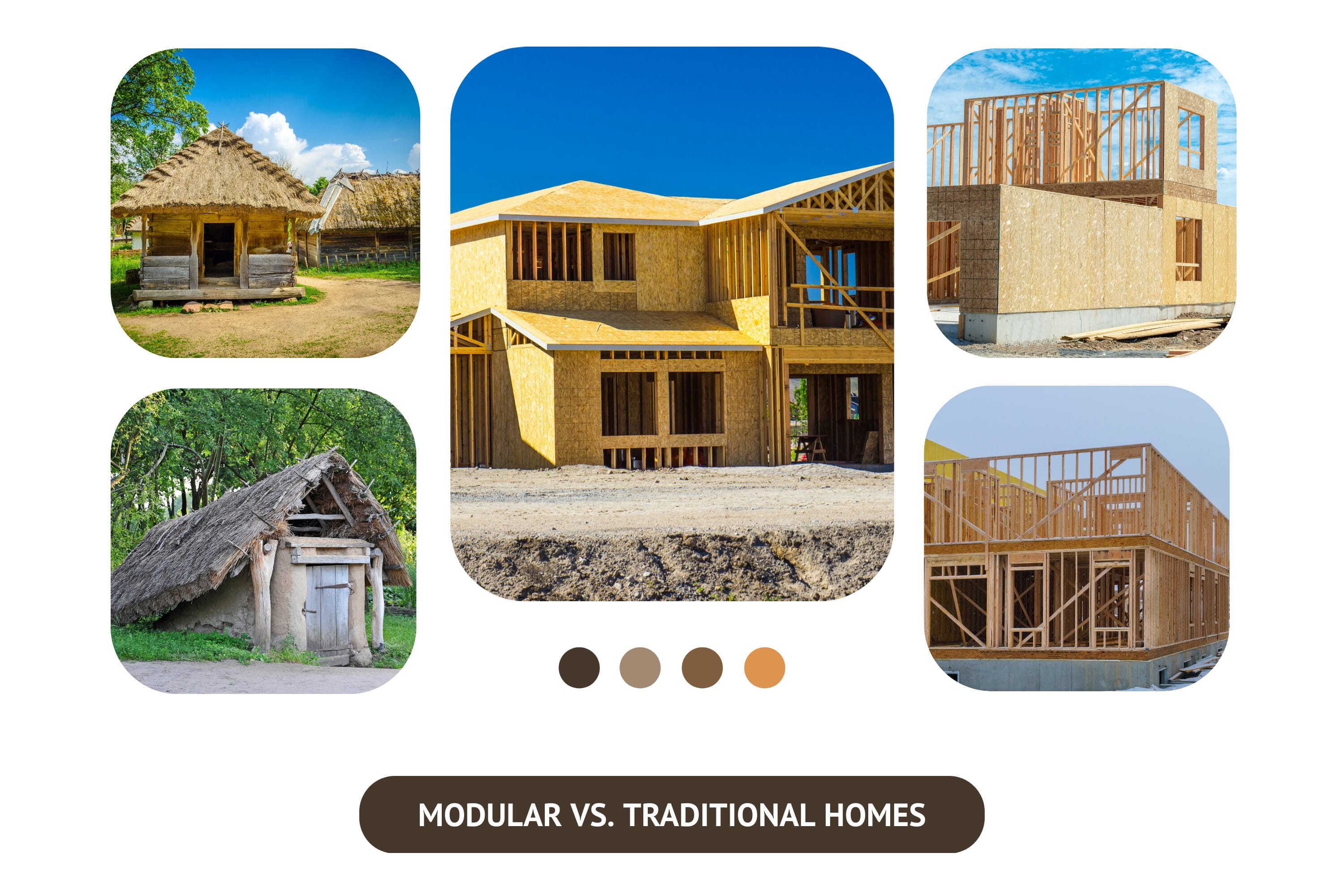 Modular Log Homes vs. Traditional Log Homes