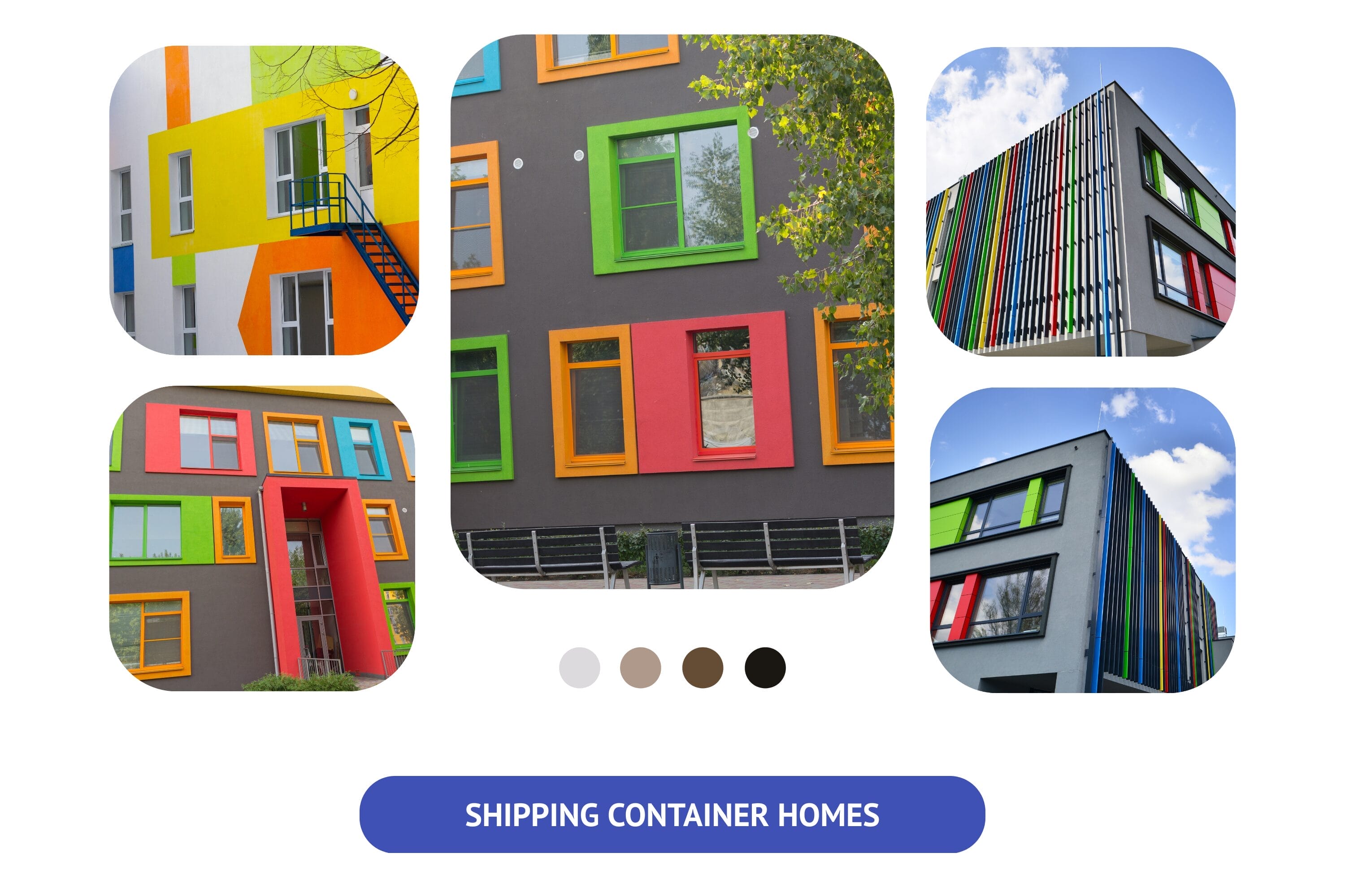 Homes made out of shipping containers.