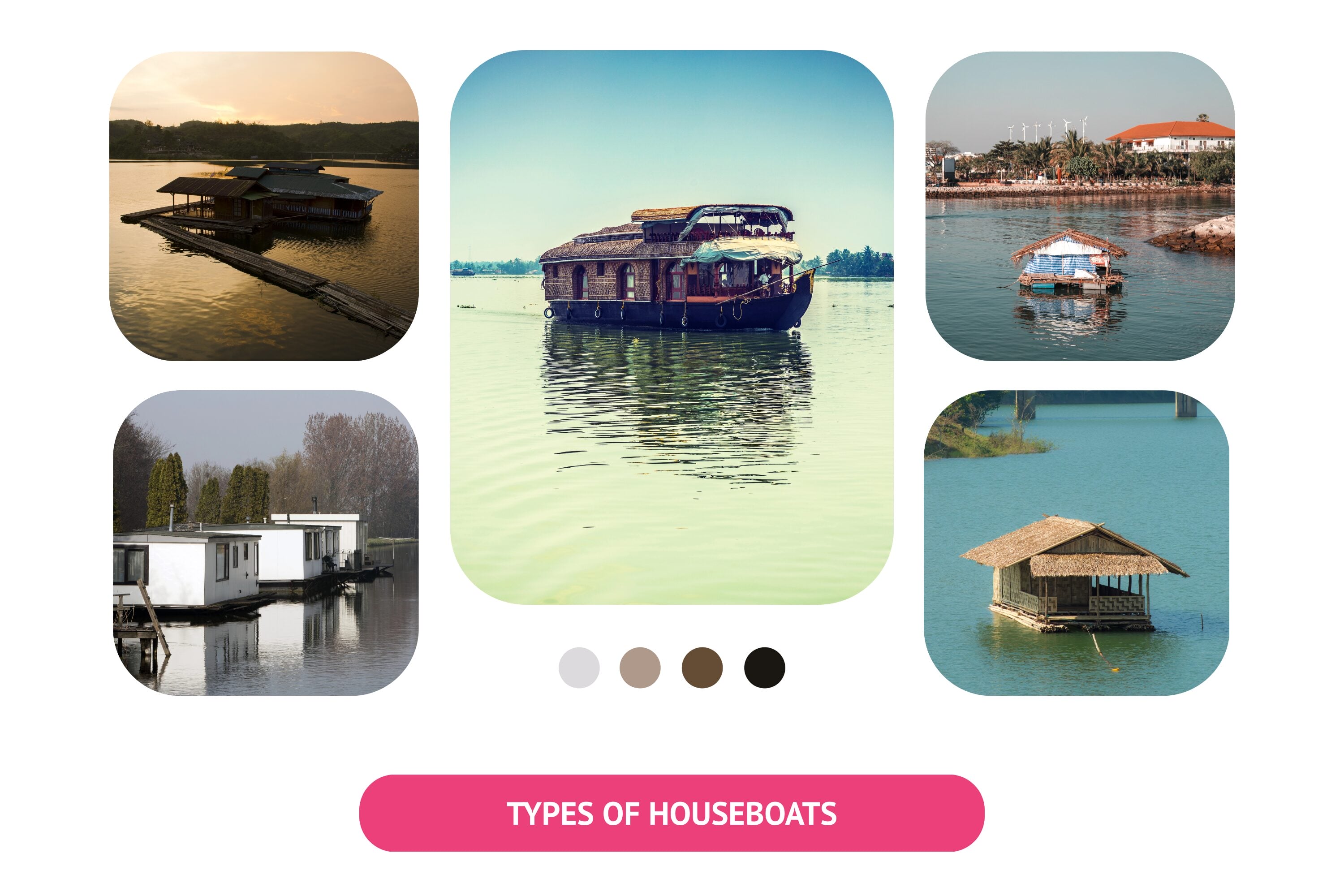 Different Types of Houseboats