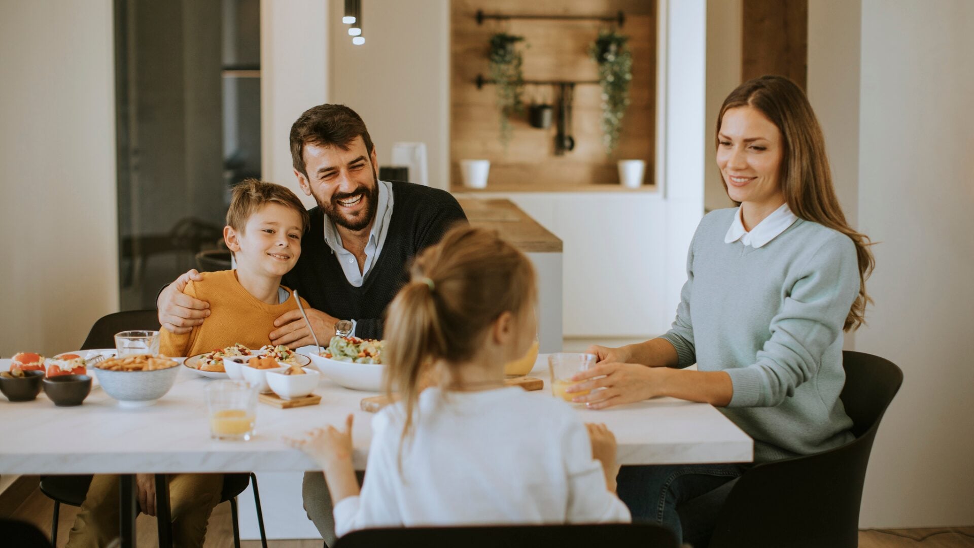 A young family that embraces sustainability in their lifestyle.