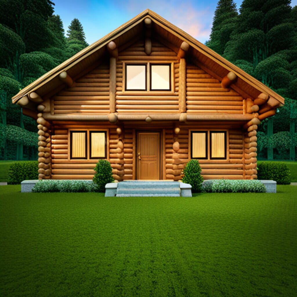 log sided modular homes