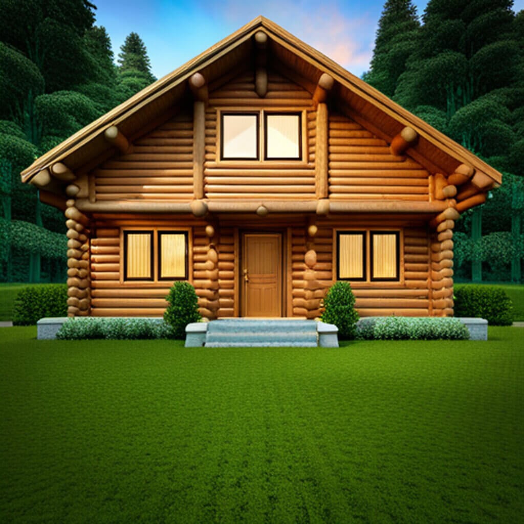 log sided modular homes