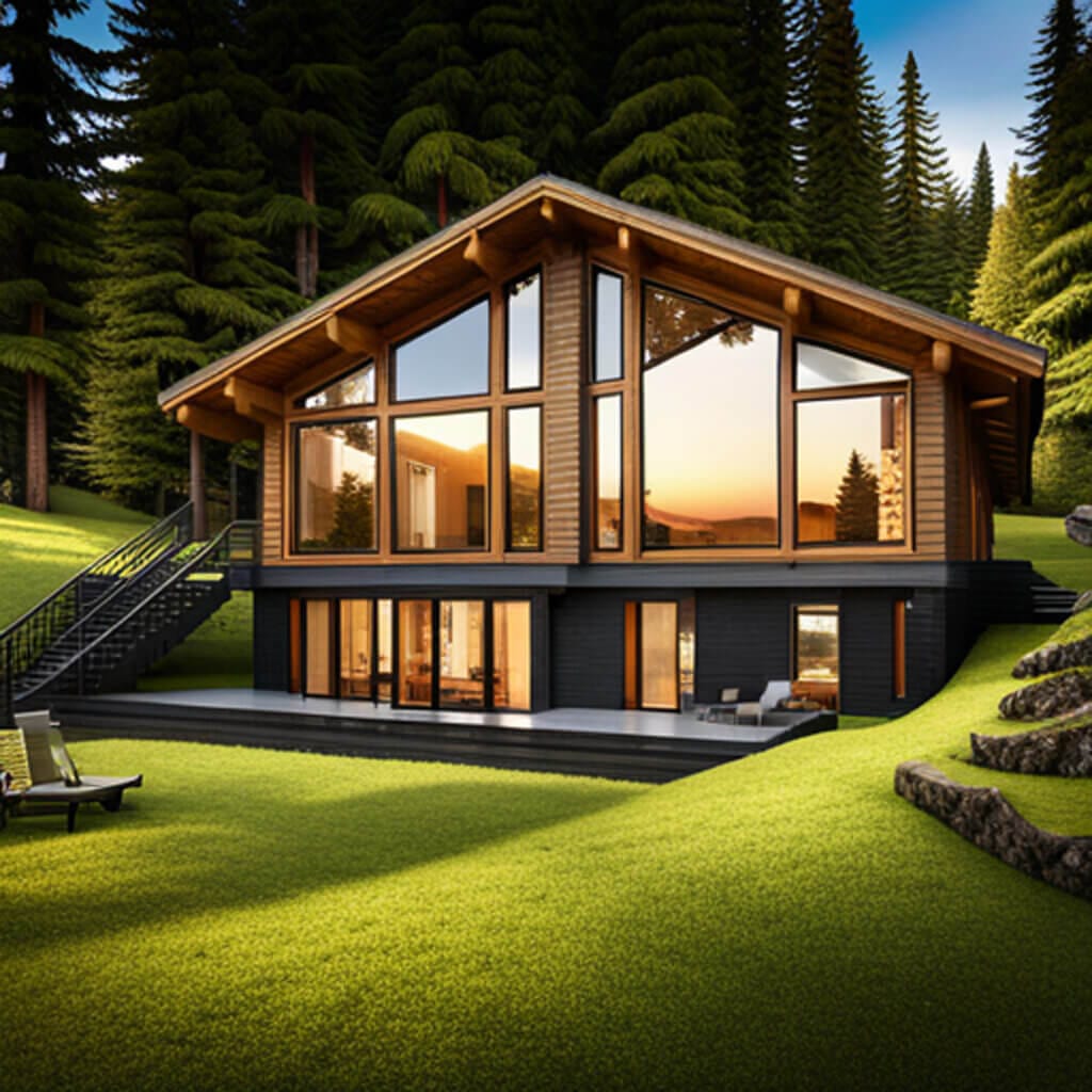 log cabin style modular homes
