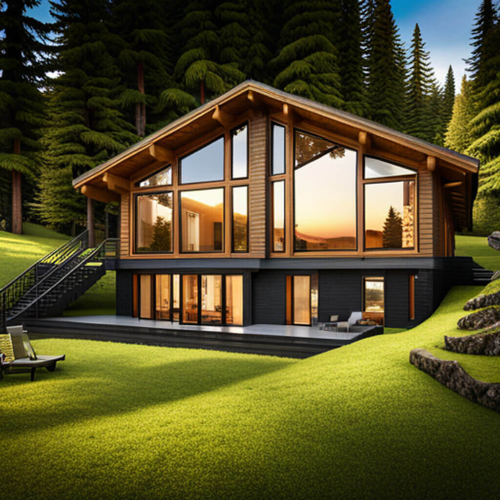 log cabin style modular homes