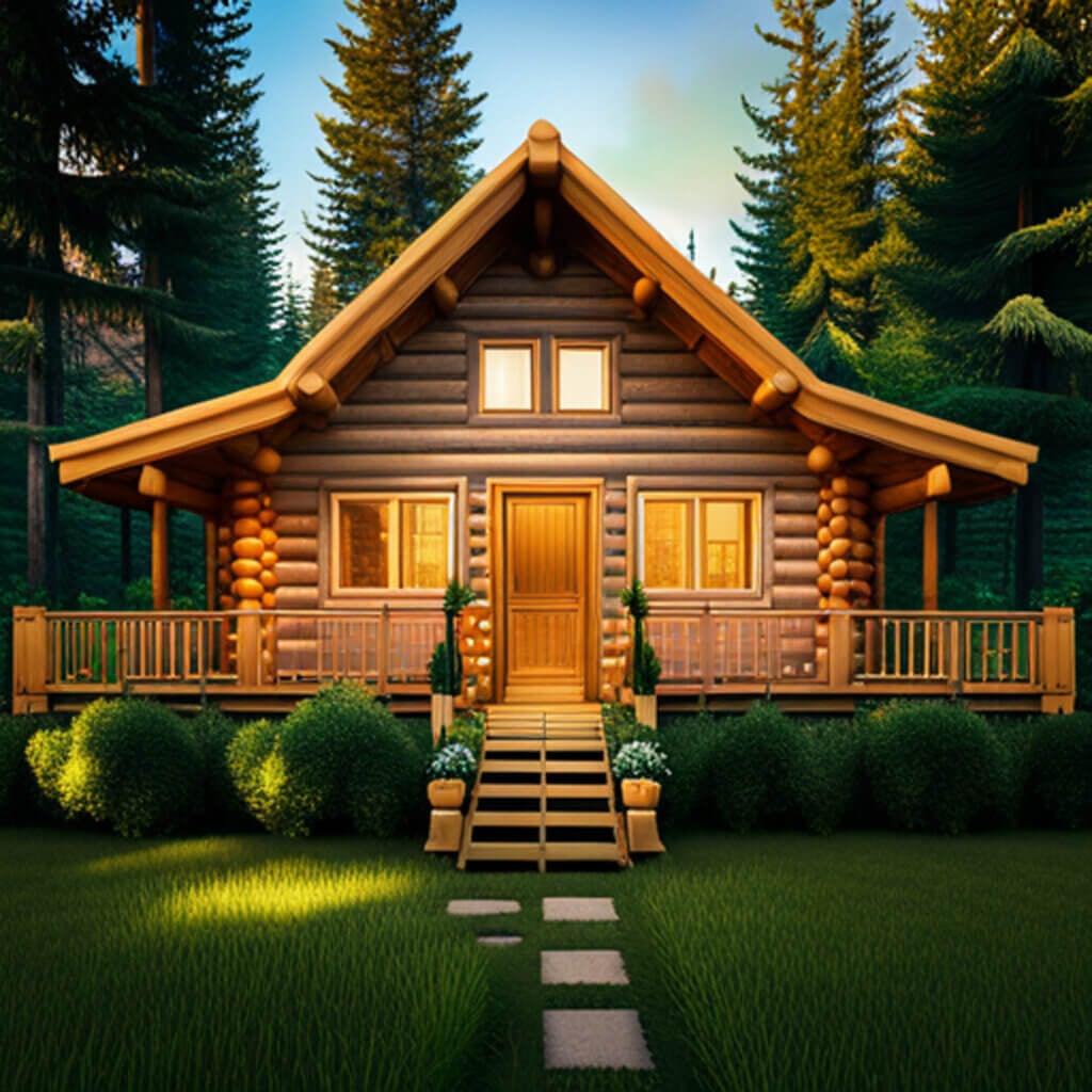 small modular log homes