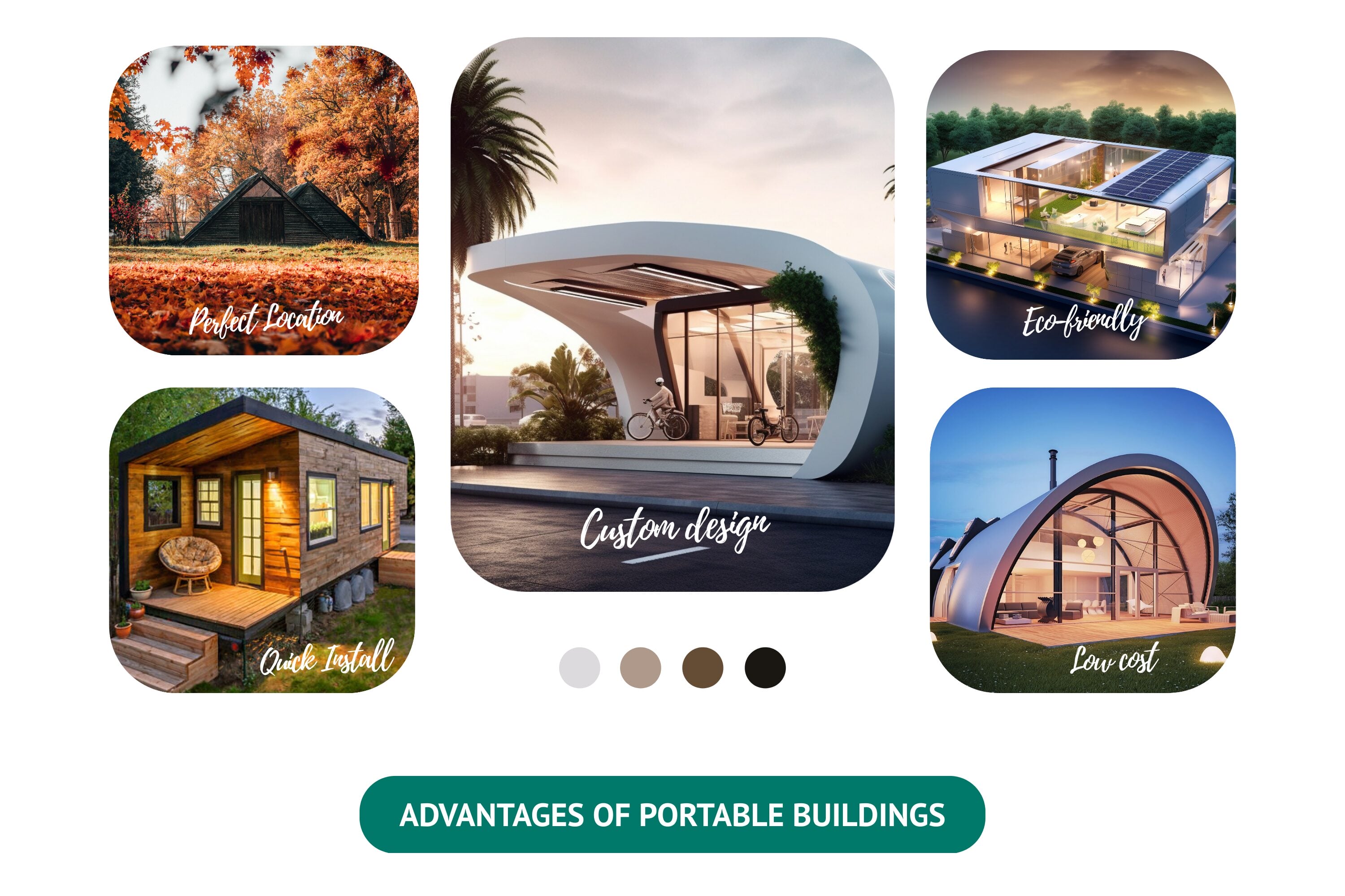 There are numerous benefits to owning portable buildings.