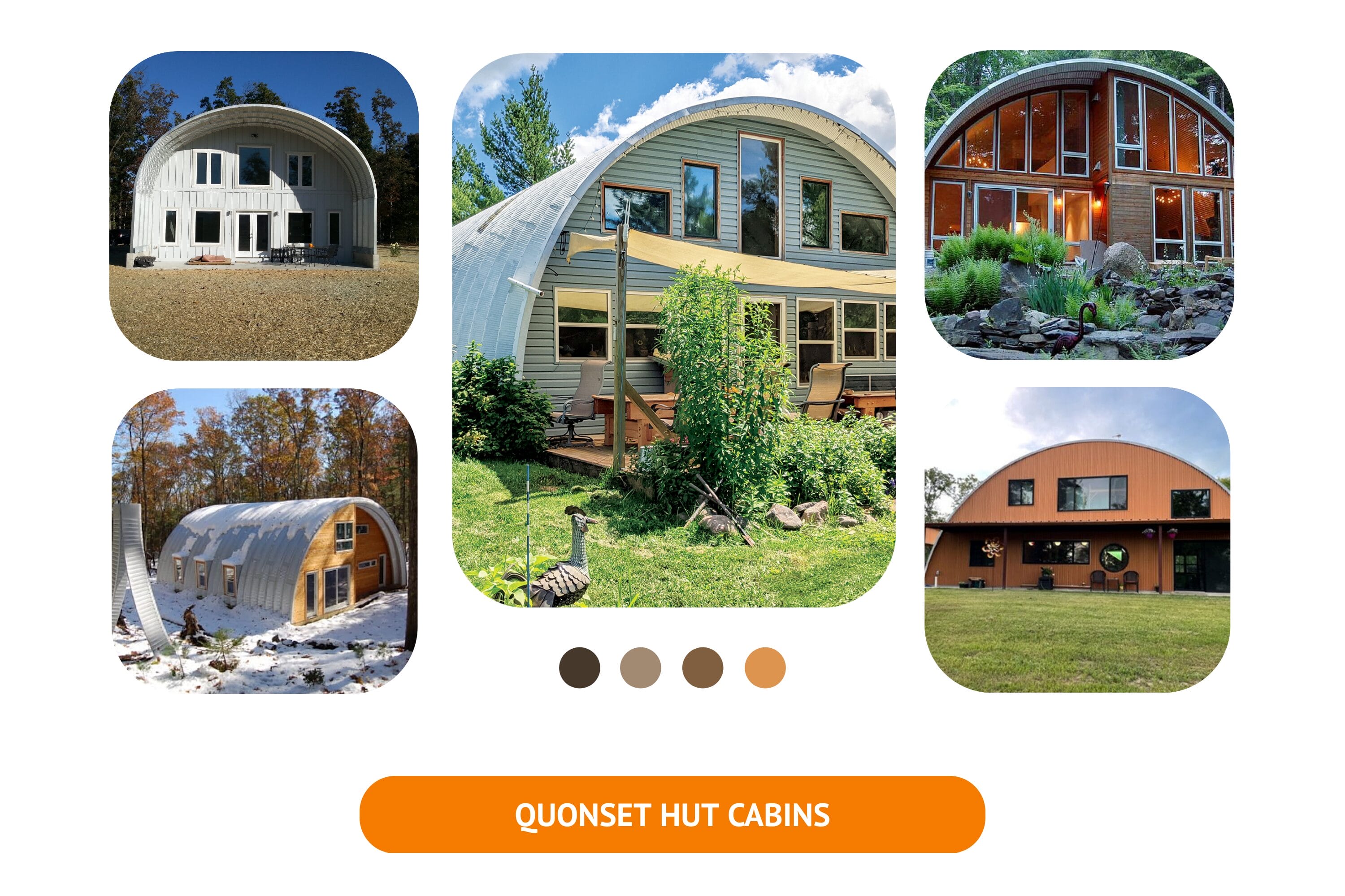 Are you looking for a quonset hut cabin like this?