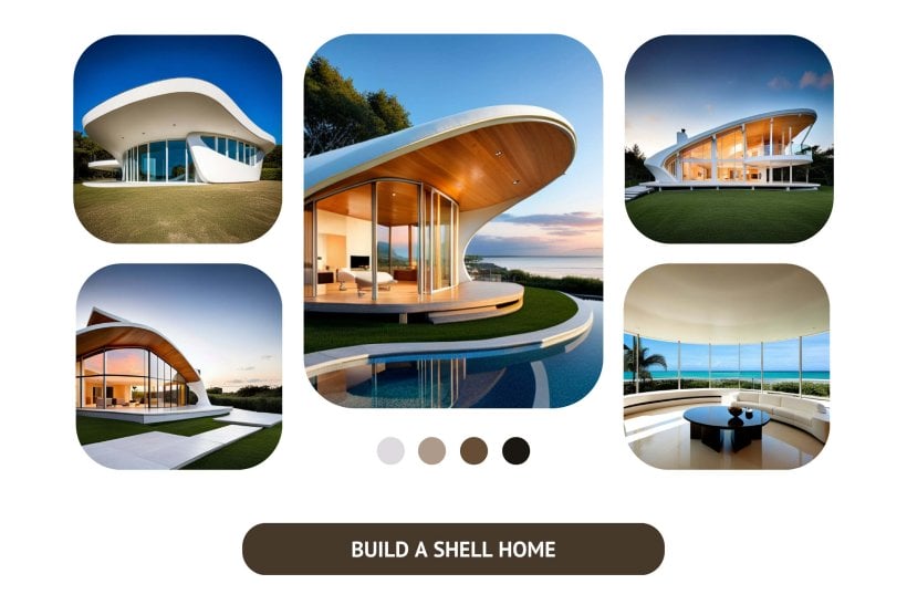 Construct a shell dwelling.