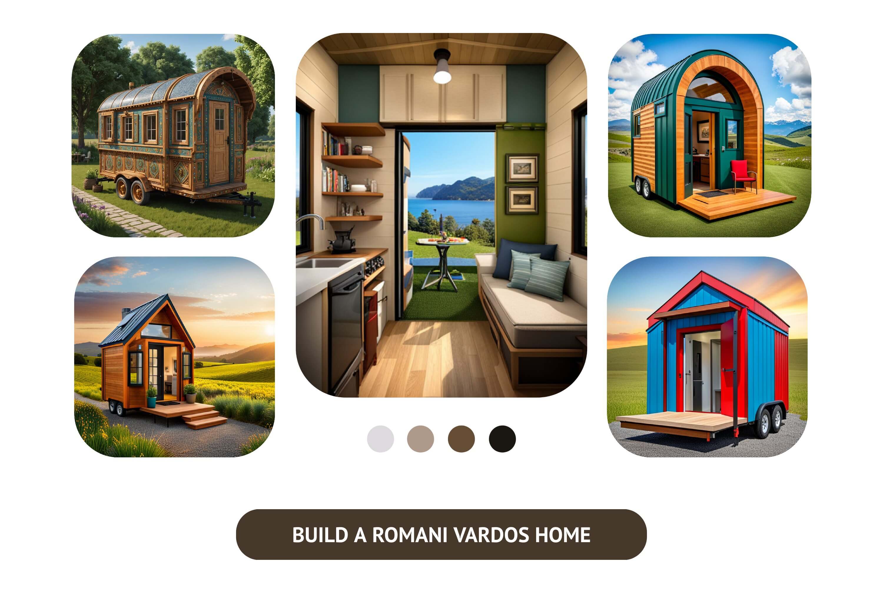Construct your own Romani Vardos Tiny Home.