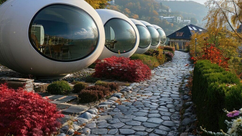 Capsule homes are emerging as a cutting-edge solution for modern living.