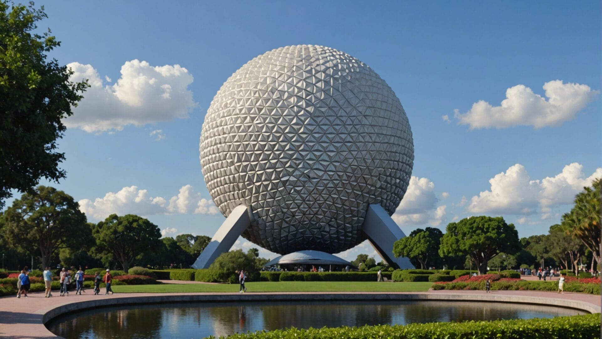 Some famous geodesic domes