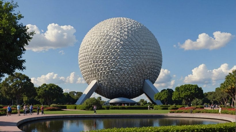 Some famous geodesic domes