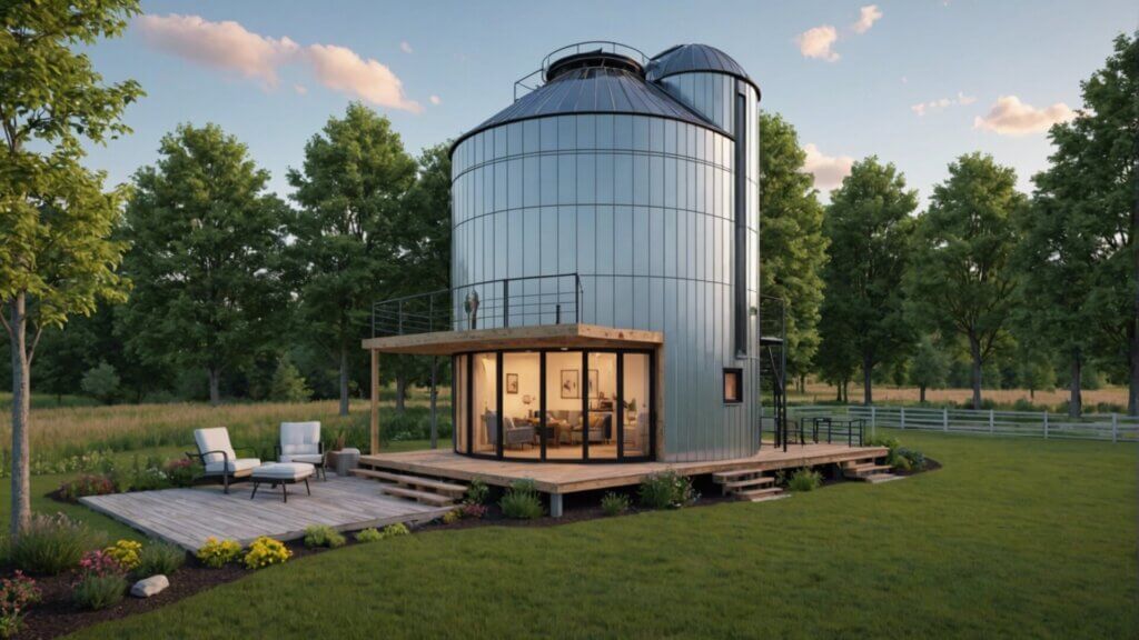 Grain Silo Conversions into Stunning Tiny Homes Converting grain silos into a tiny house