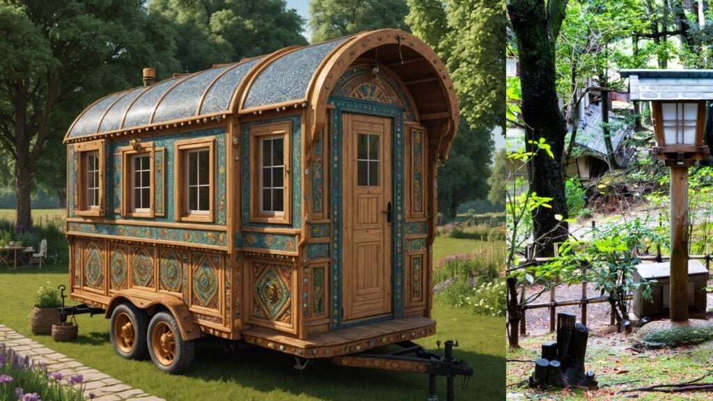 Romani Vardos Wagon Turn into Stunning Tiny Homes Vardo Romani wagons are unique and fascinating homes.