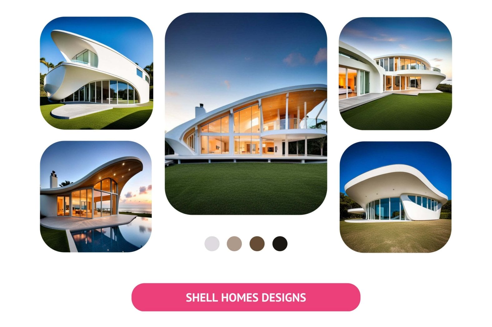 Shell Homes: Innovative Curved Designs for Modern Living
