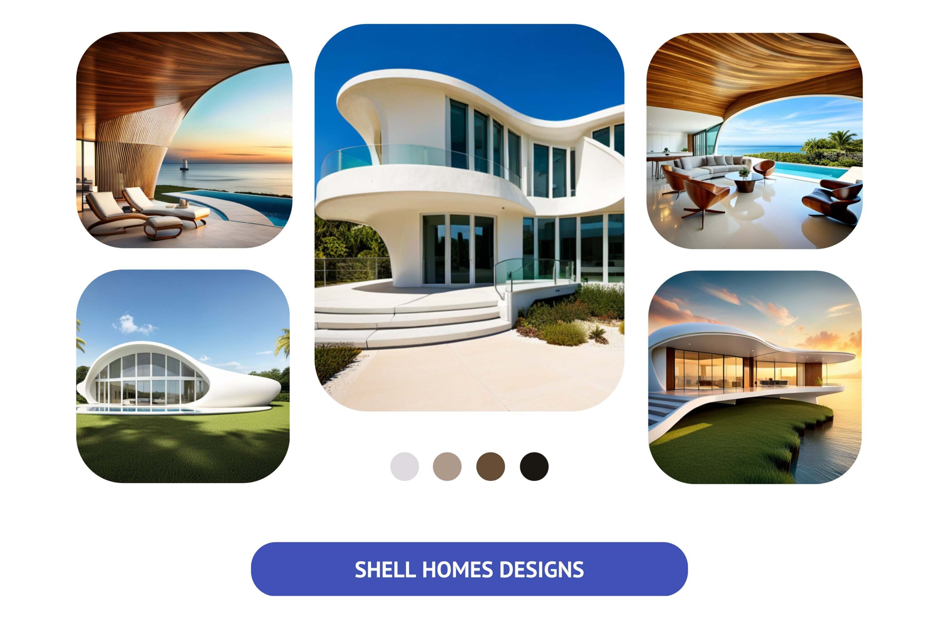 Shell Homes: Innovative Curved Designs for Modern Living