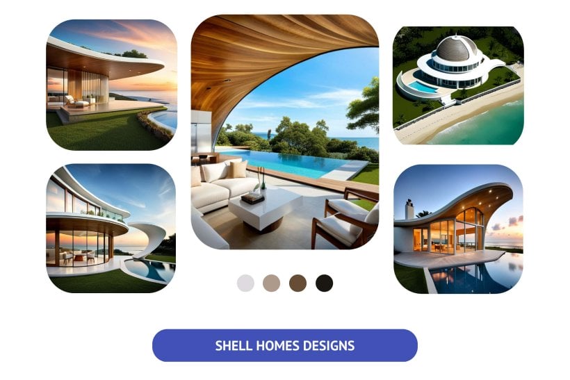 Homes made of shells