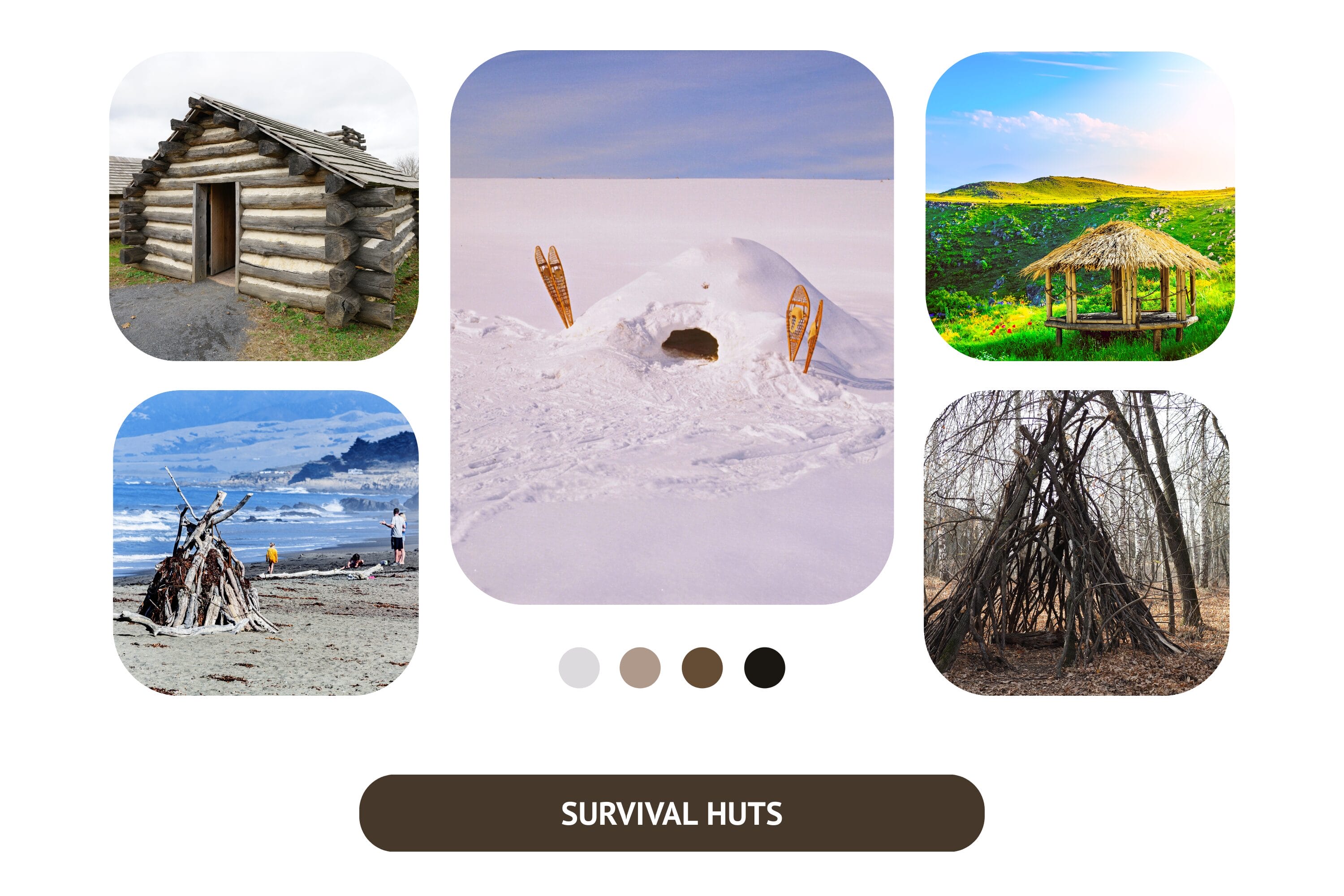 The art of creating survival huts is an invaluable skill that every adventurer must master.