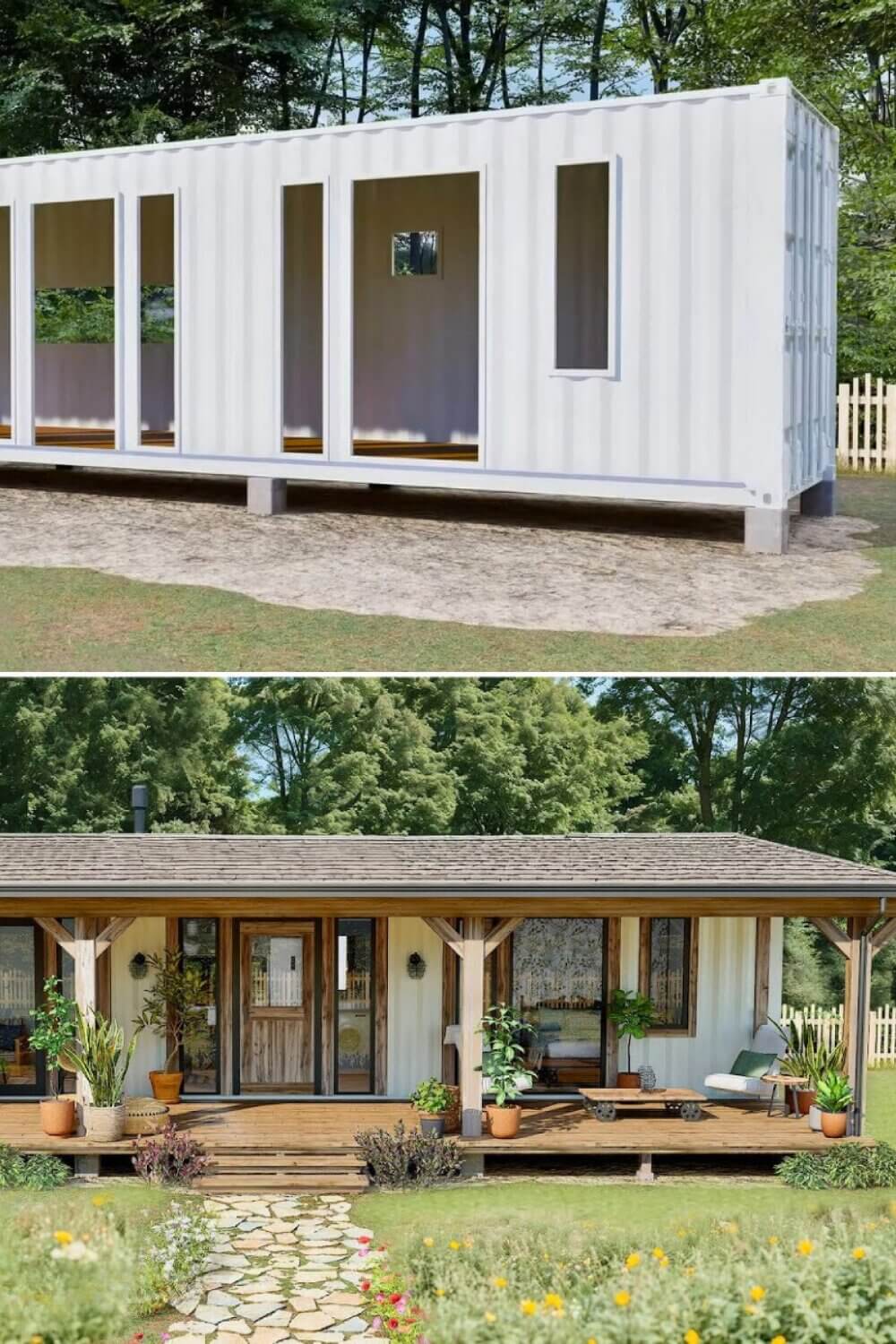 The concept of container housing