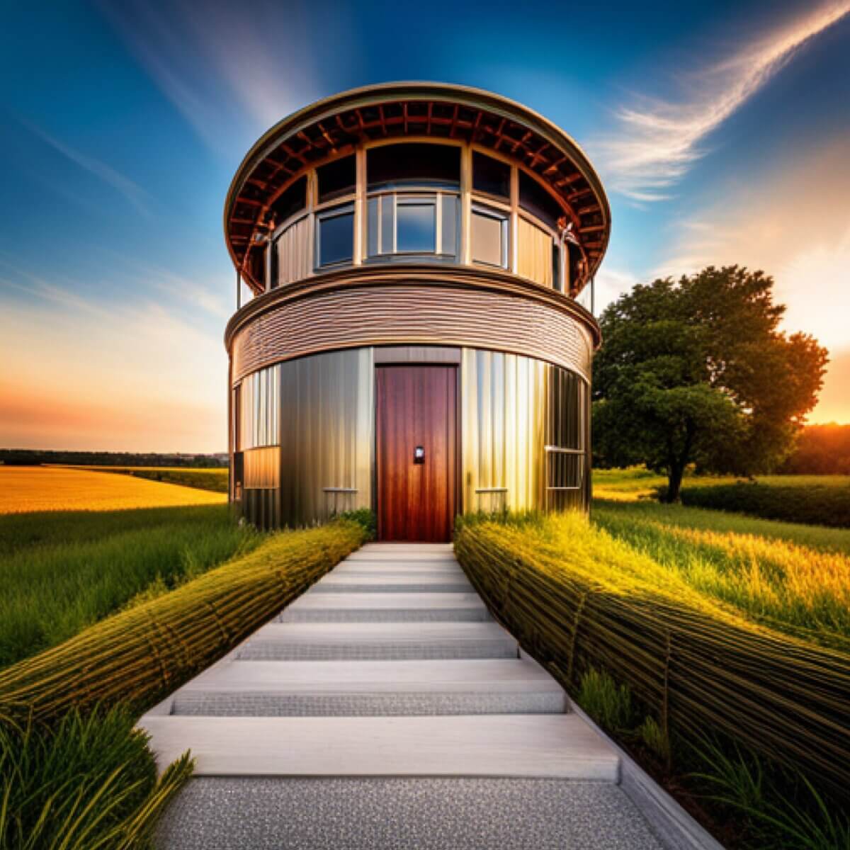 Grain Silo Conversions into Stunning Tiny Homes - Grain Elevator Luxury Conversions