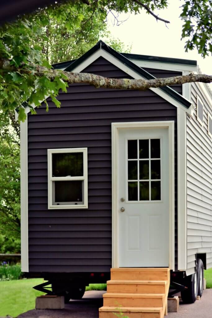 I am living in a new tiny house.