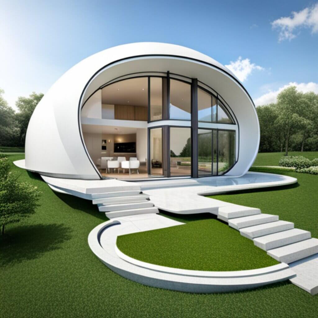 Homes with round domes
