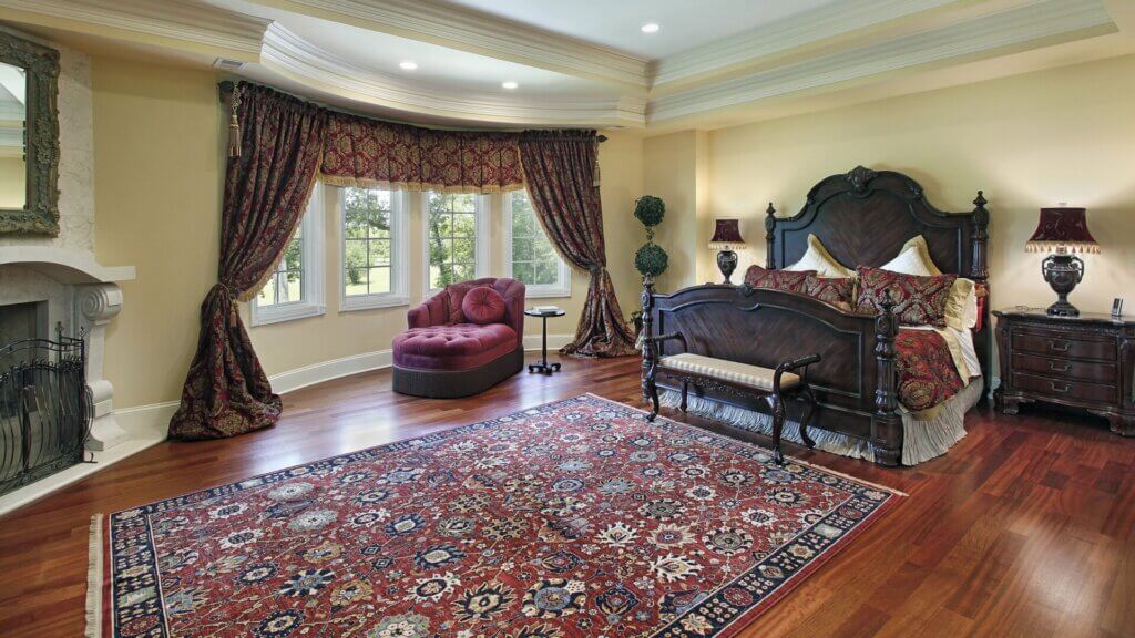 Enhance your space with the addition of a stylish area rug.