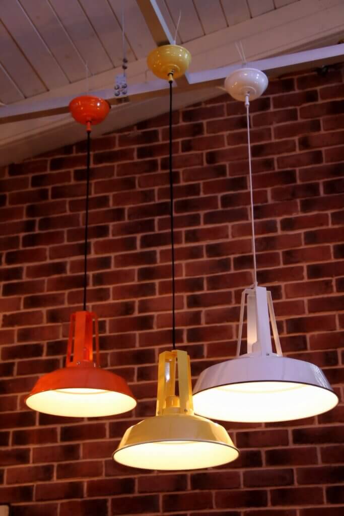 Install pendant lights in the kitchen.