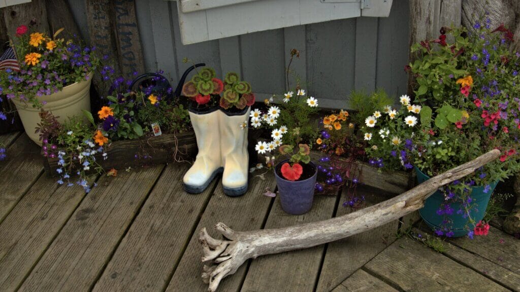 Stylish Boot Planters