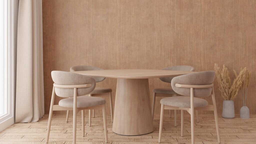 Select low accent tables.