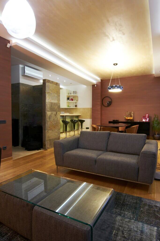 Modern interior design for the living room